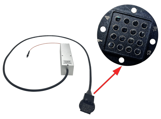 1&times;16 多模光開(kāi)關(guān)（可見(jiàn)光波段，陣列輸出） - 廣西科毅光通信