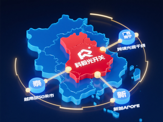 中國(guó)-東盟跨境光纜網(wǎng)絡(luò)光開關(guān)部署節(jié)點(diǎn)