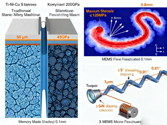 記憶合金基底微觀結構圖