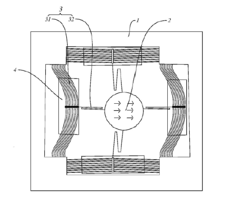 MEMS光開關電磁熱耦合驅動位移調節(jié)結構 - 廣西科毅光通信