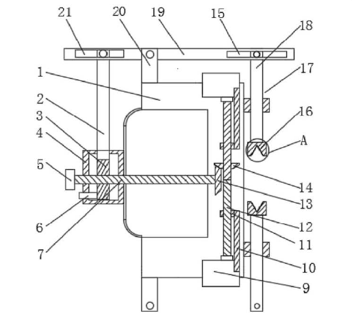 光開關(guān)專用電涌保護器整體結(jié)構(gòu)示意圖 - 廣西科毅光通信
