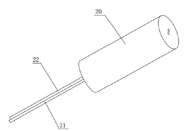 一種反射式保偏光隔離器中光纖毛細(xì)管的示意圖 - 廣西科毅光開關(guān)