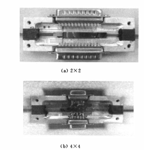 2×2與4×4波導(dǎo)矩陣光開關(guān)實物 - 廣西科毅光通信