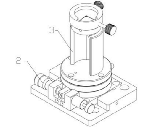 夾持機(jī)構(gòu)立體結(jié)構(gòu)示意圖 - 科毅光通信