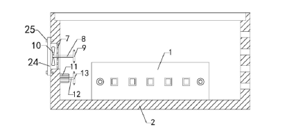 抗彎曲光纖分路器散熱系統(tǒng)結構示意圖-廣西科毅光通信