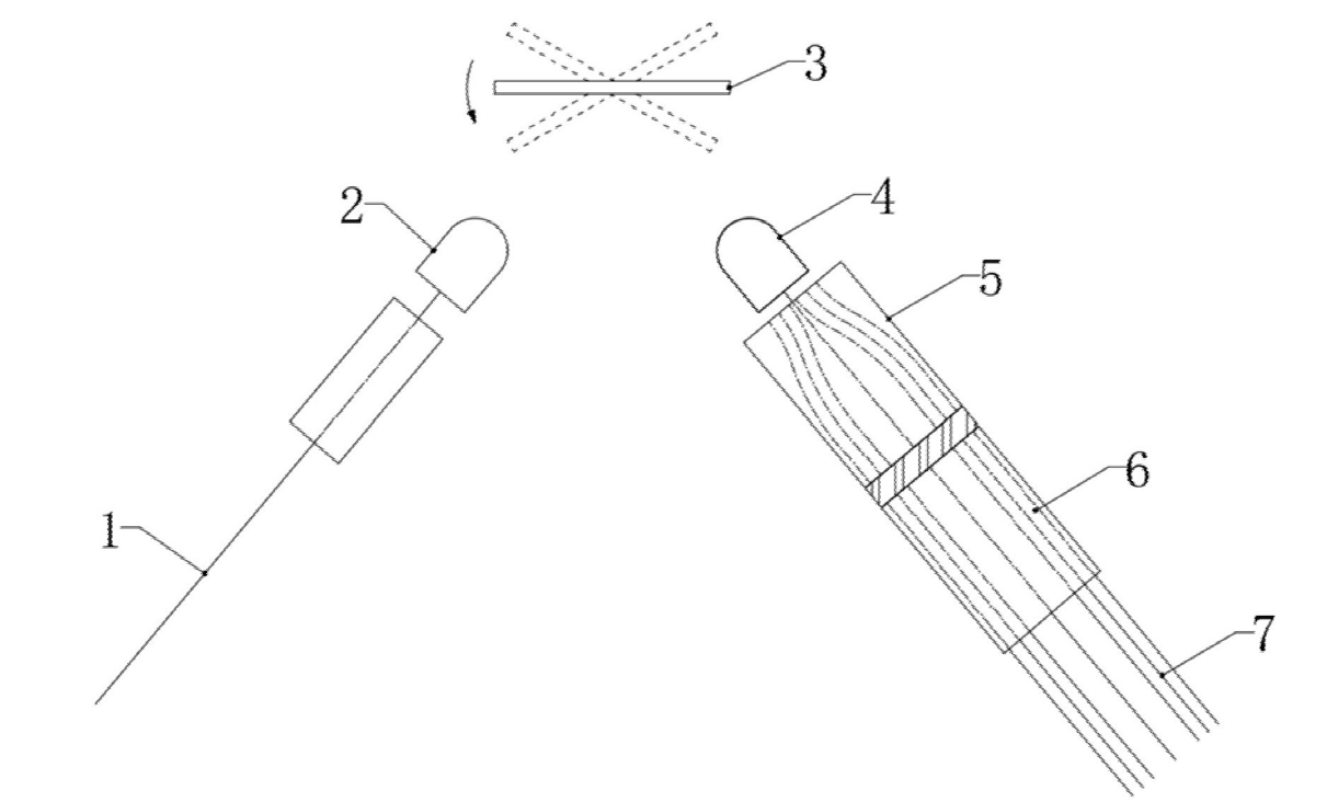 陣列波導(dǎo)式光開關(guān)實(shí)施例二兩側(cè)布局結(jié)構(gòu)示意圖 - 廣西科毅光通信