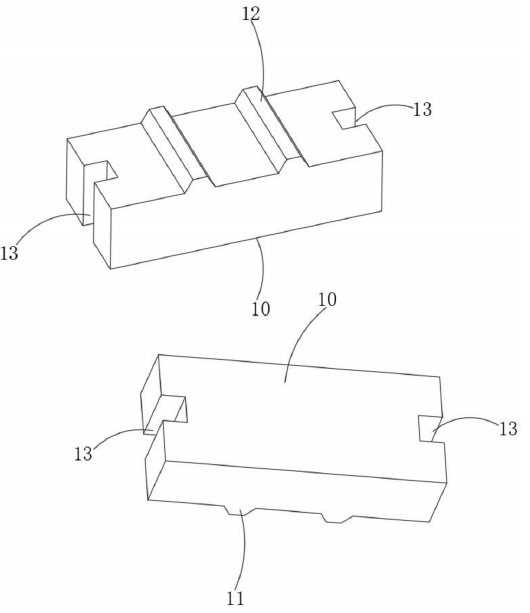 兩個壓塊分離示意圖-廣西科毅光通信