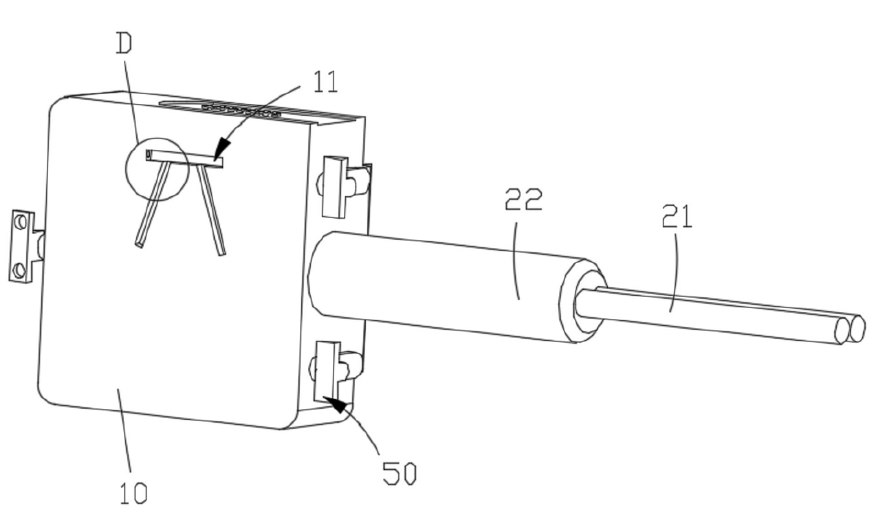 光開(kāi)關(guān)安裝槽結(jié)構(gòu)示意圖 - 廣西科毅光通信