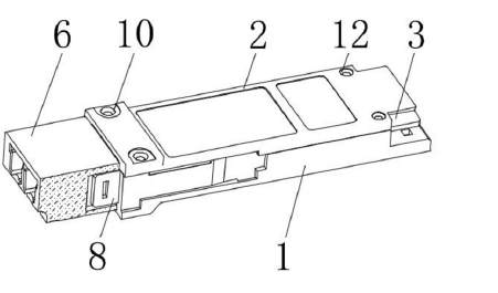 內(nèi)嵌式光模塊立體剖面結(jié)構(gòu) | 展示內(nèi)部光器件、電路板及連接關(guān)系 - 廣西科毅光通信