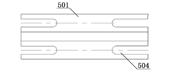 二氧化碳激光光開關(guān)鏡座支架俯視圖 - 廣西科毅光通信